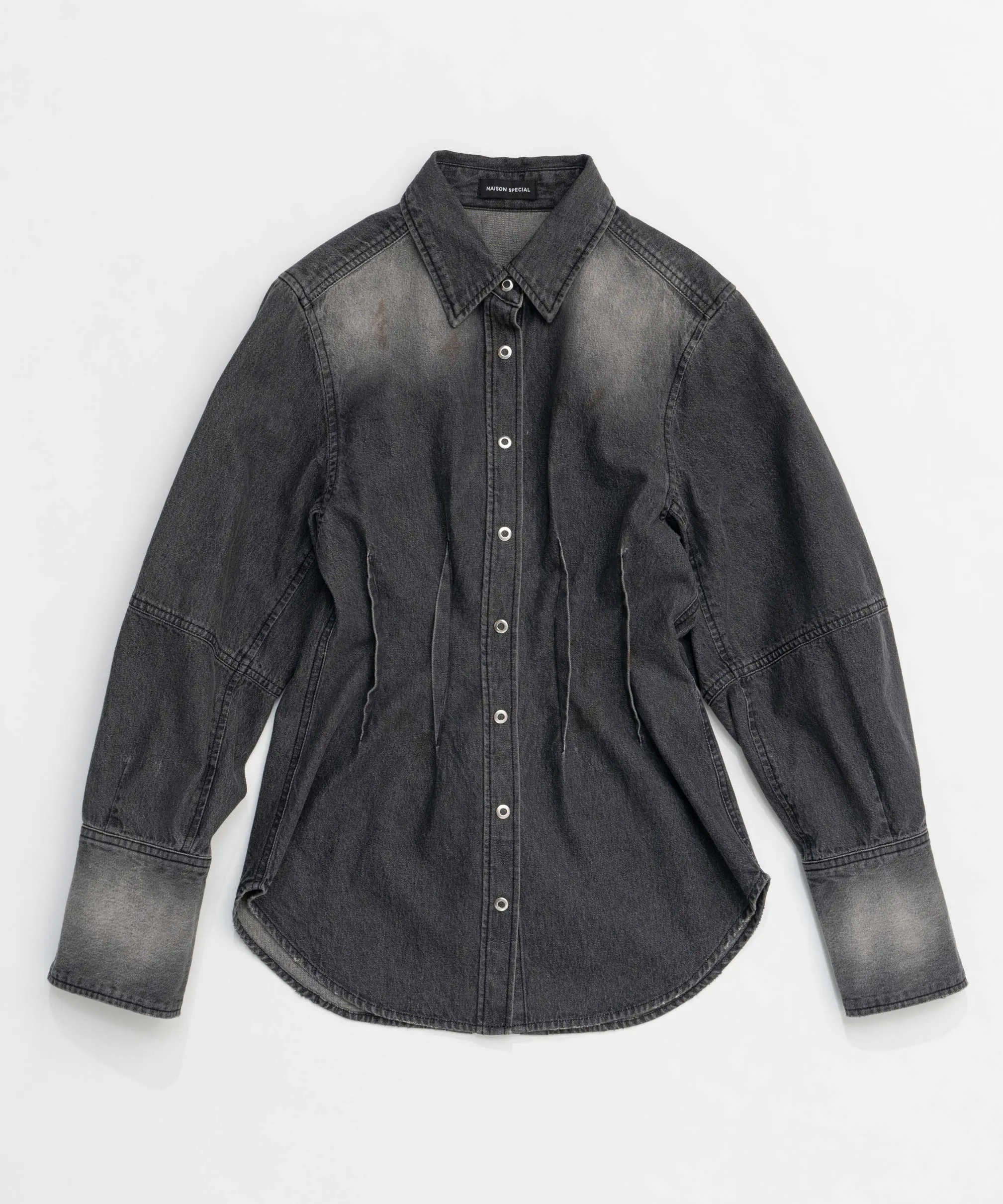 【25SPRING PRE-ORDER】Waist Sharp Denim Shirt