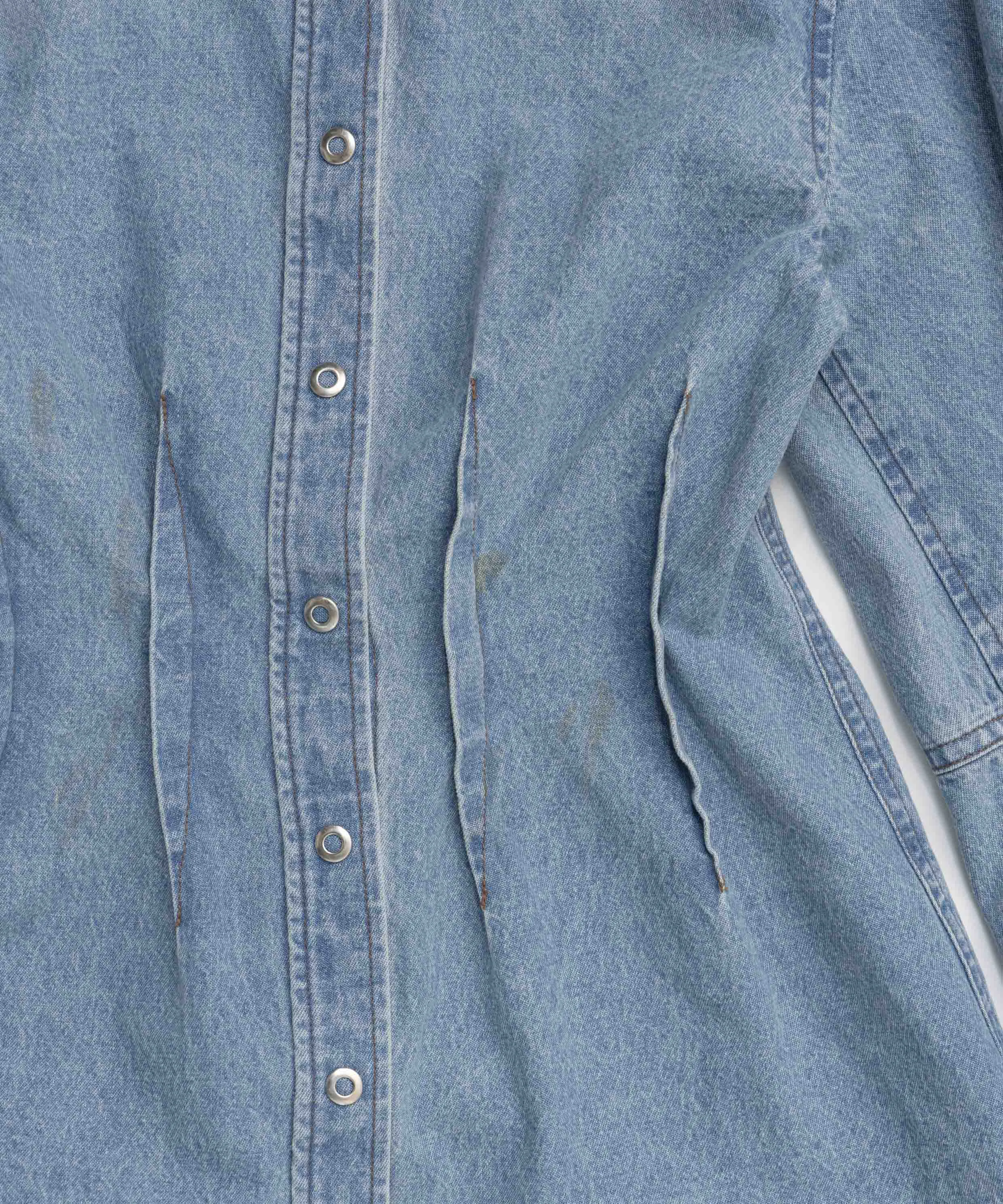 【25SPRING PRE-ORDER】Waist Sharp Denim Shirt