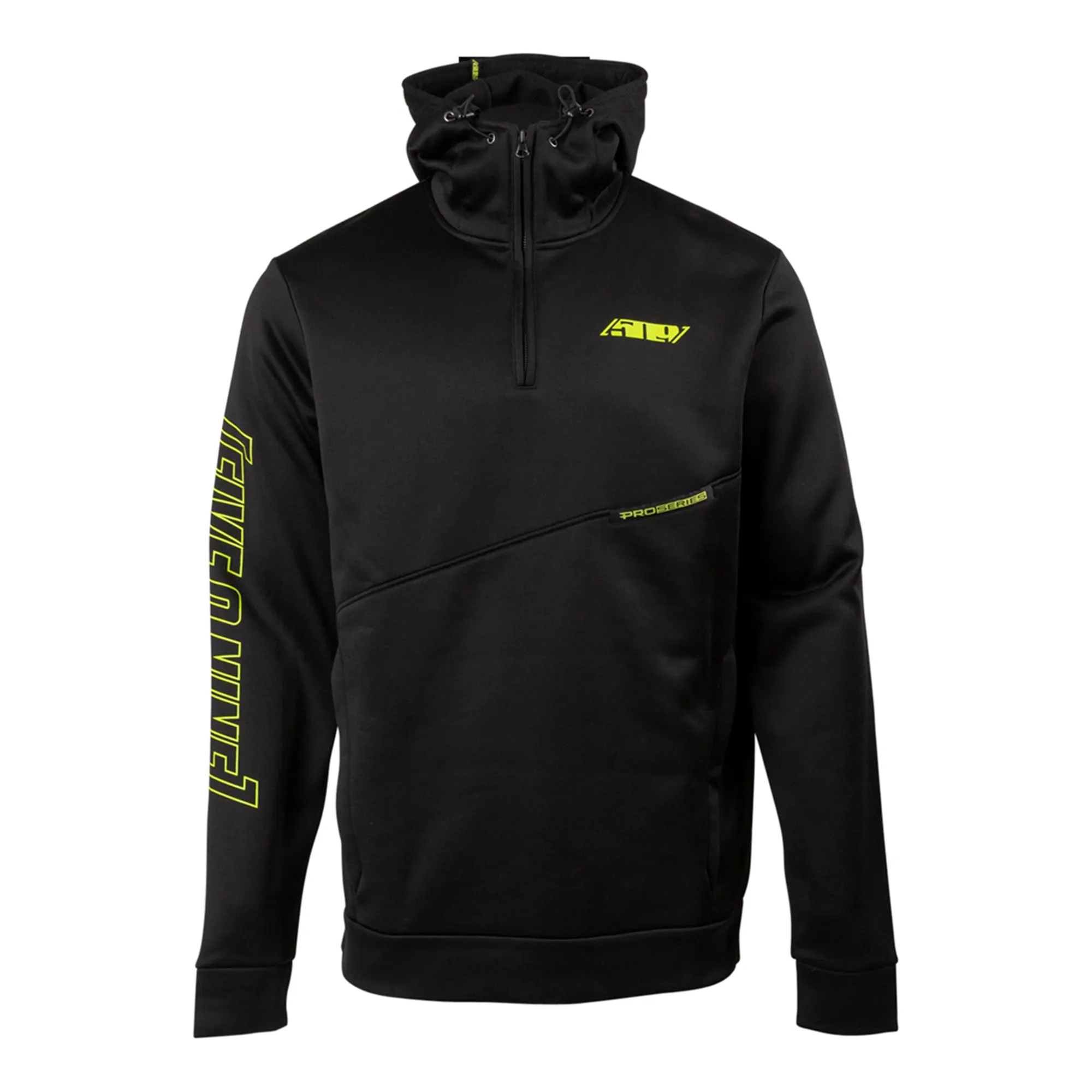 509 Sector Quarter-Zip Hoodie Snowmobile Sweater Black