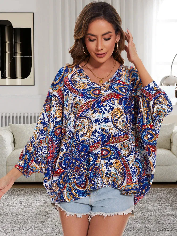 Amara - Stylish Chiffon Floral Blouse for Women