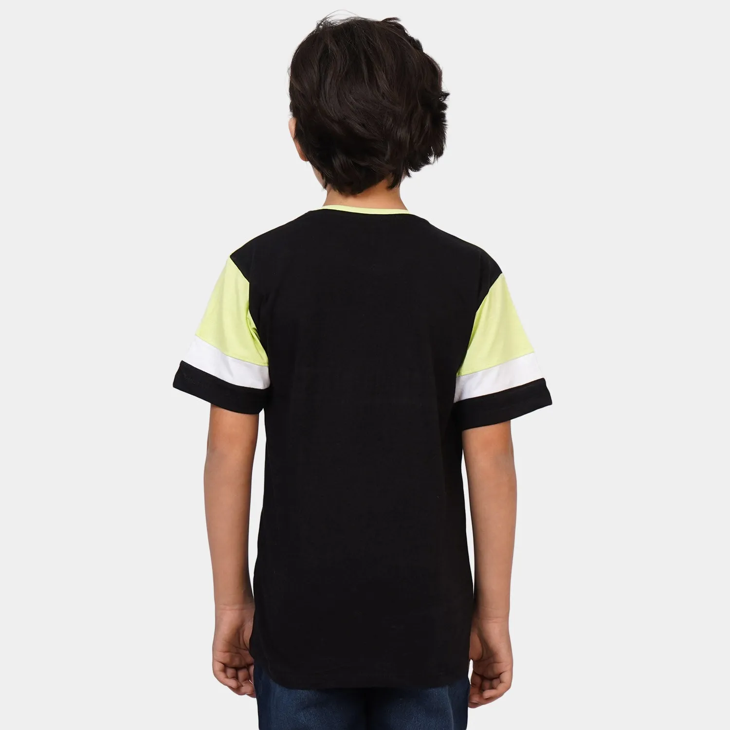 Boys Cotton T-Shirt Loose Control - Sharp Green