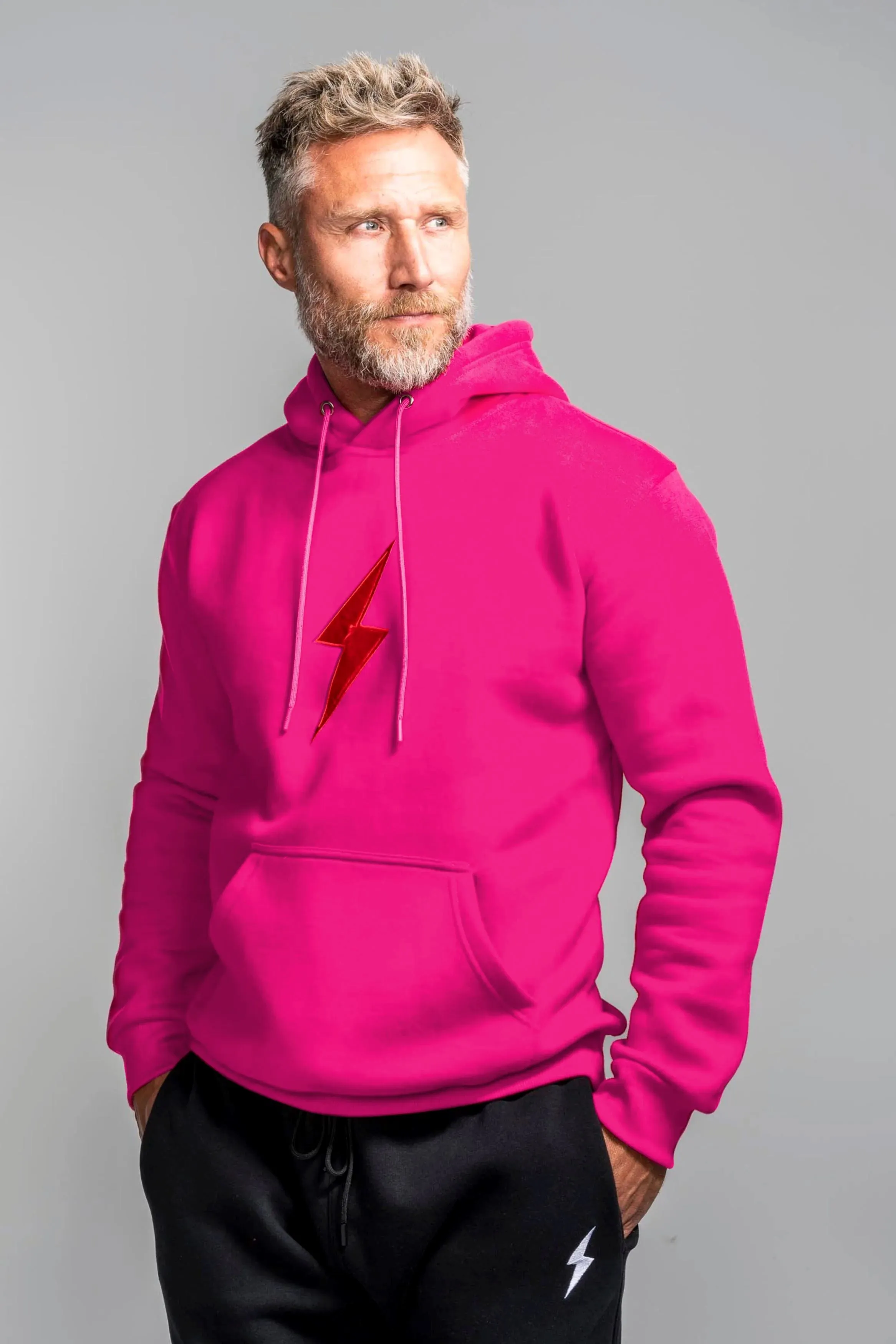 BRUCE BOLT "BOLT" Hoodie - PINK