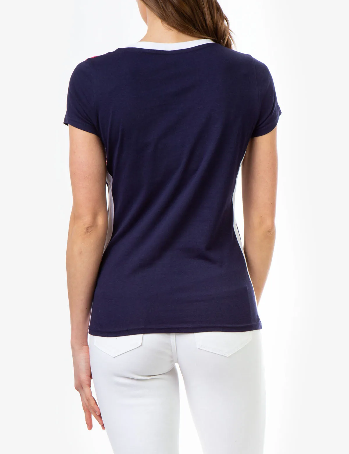 COLORBLOCK V-NECK T-SHIRT