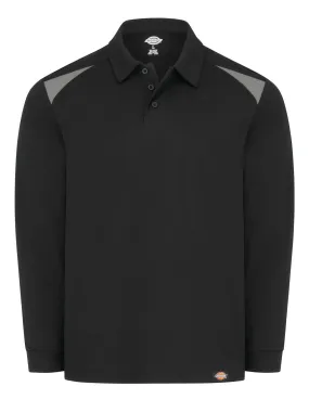 Dickies Men's Team Performance Long-Sleeve Polo