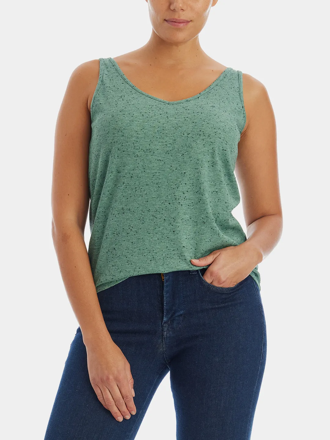 Drapey Ribbed Tank