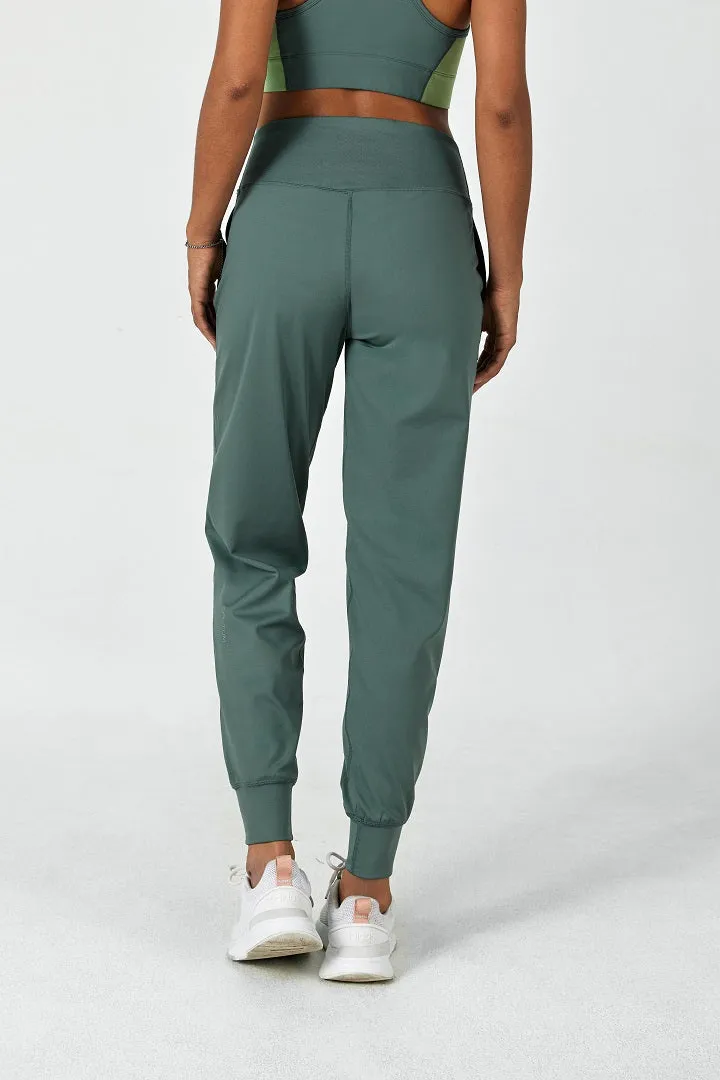 FlexEase™ High-Rise Cozy Jogger-Lt Teal