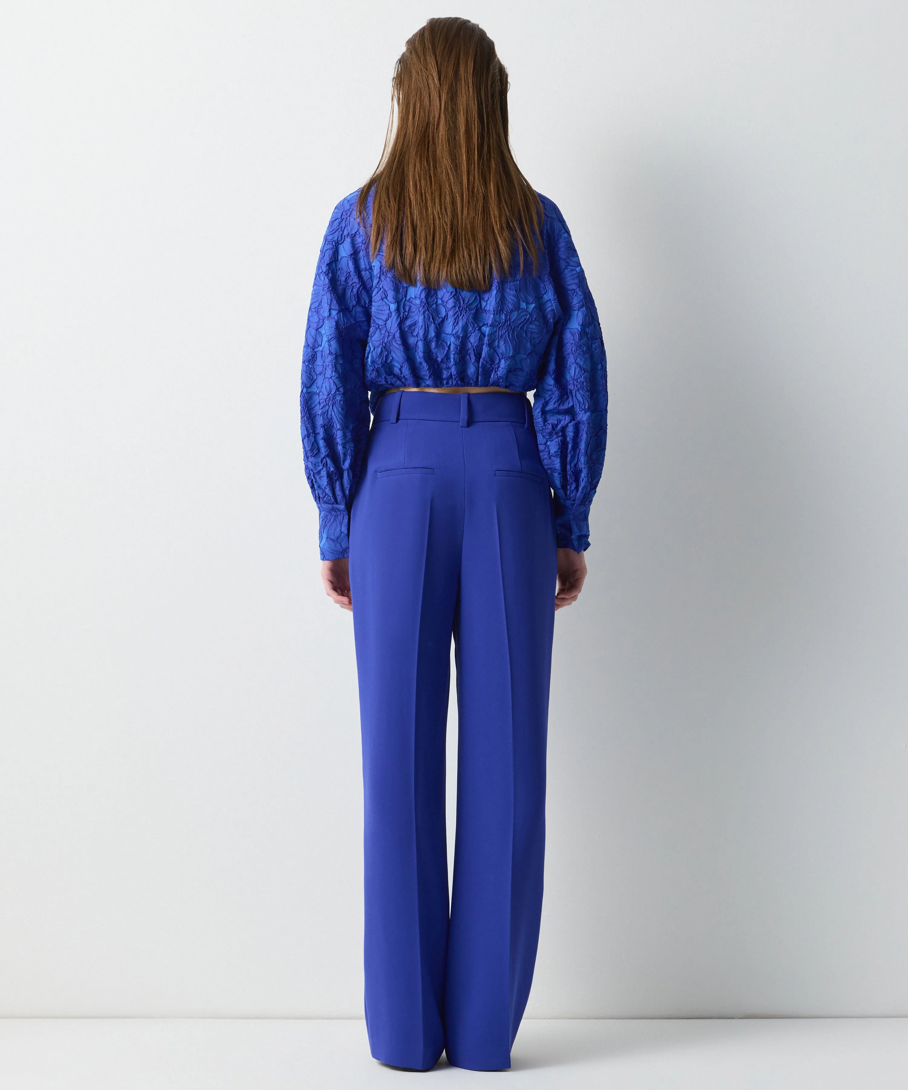 Ipekyol Wide Leg Fit Trousers Sax