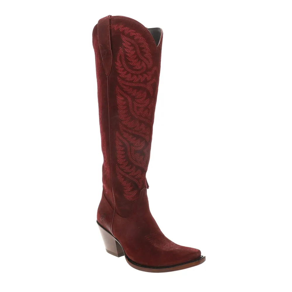 Laramie StretchFit Embroidered Snip Toe Cowboy Boots