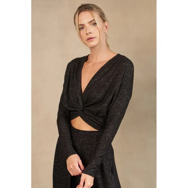 Maronie Charcoal Lounge Sweater Set