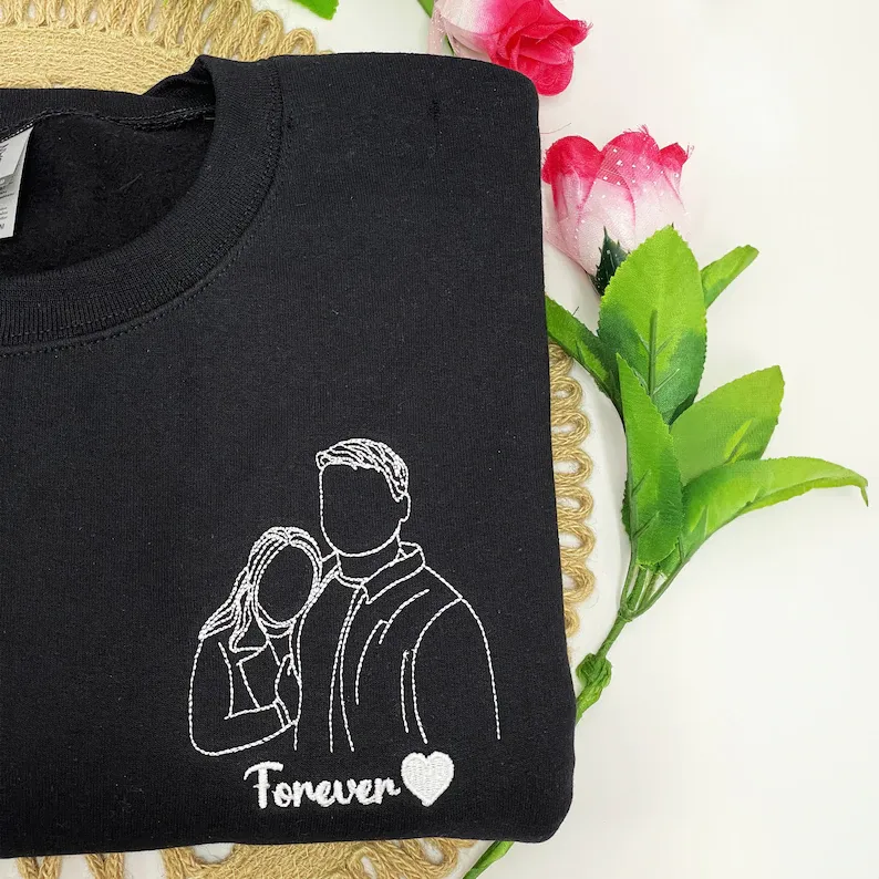 Matching Couple Hoodies - Custom Embroidered Matching Hoodies Sweatshirt & Apparel For Couples