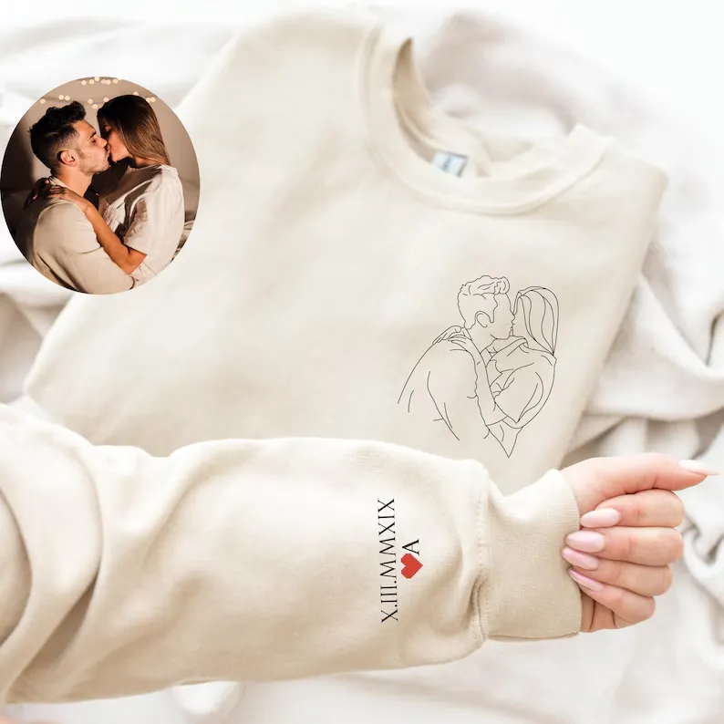 Matching Couple Hoodies - Custom Embroidered Matching Hoodies Sweatshirt & Apparel For Couples