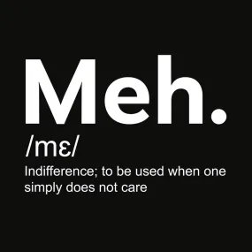 Meh Definition