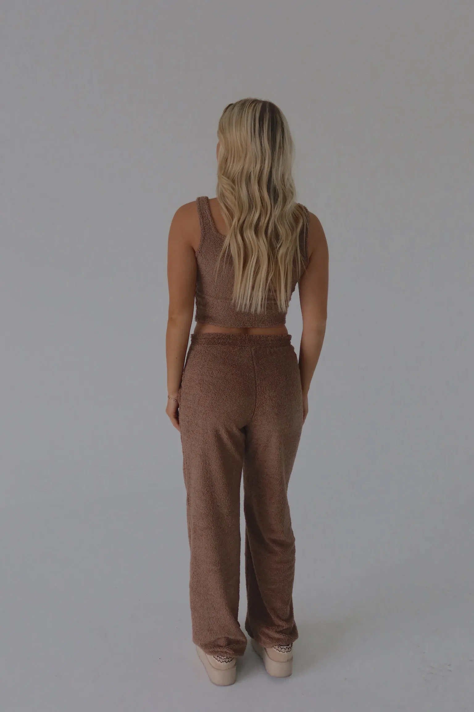 Mocha Cozy Cropped Tank