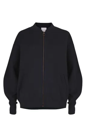 Onda 100% Merino Bomber Jacket Black