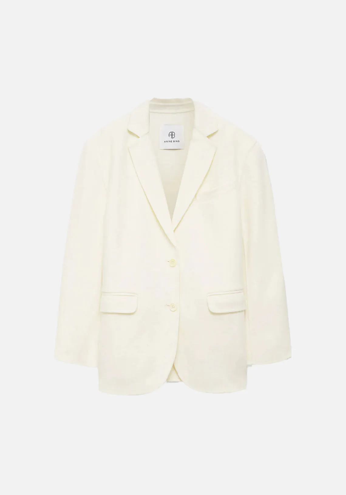 QUINN BLAZER CASHMERE BLEND WHITE