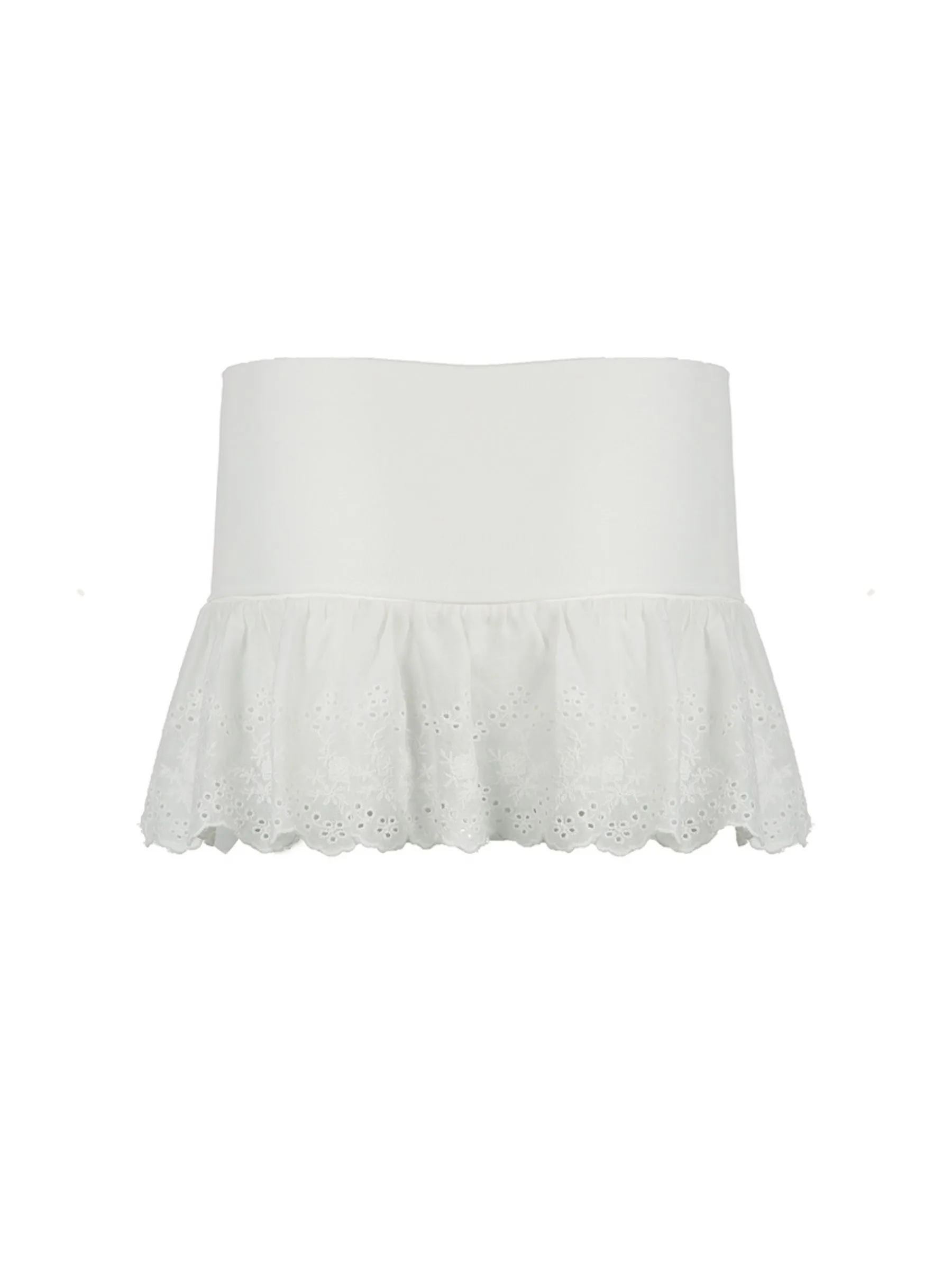 Rubi Lace Mini Shorts Skirt