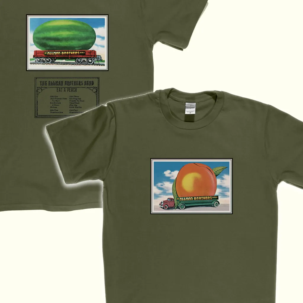 The Allman Brothers Eat A Peach Front And Back T-Shirt