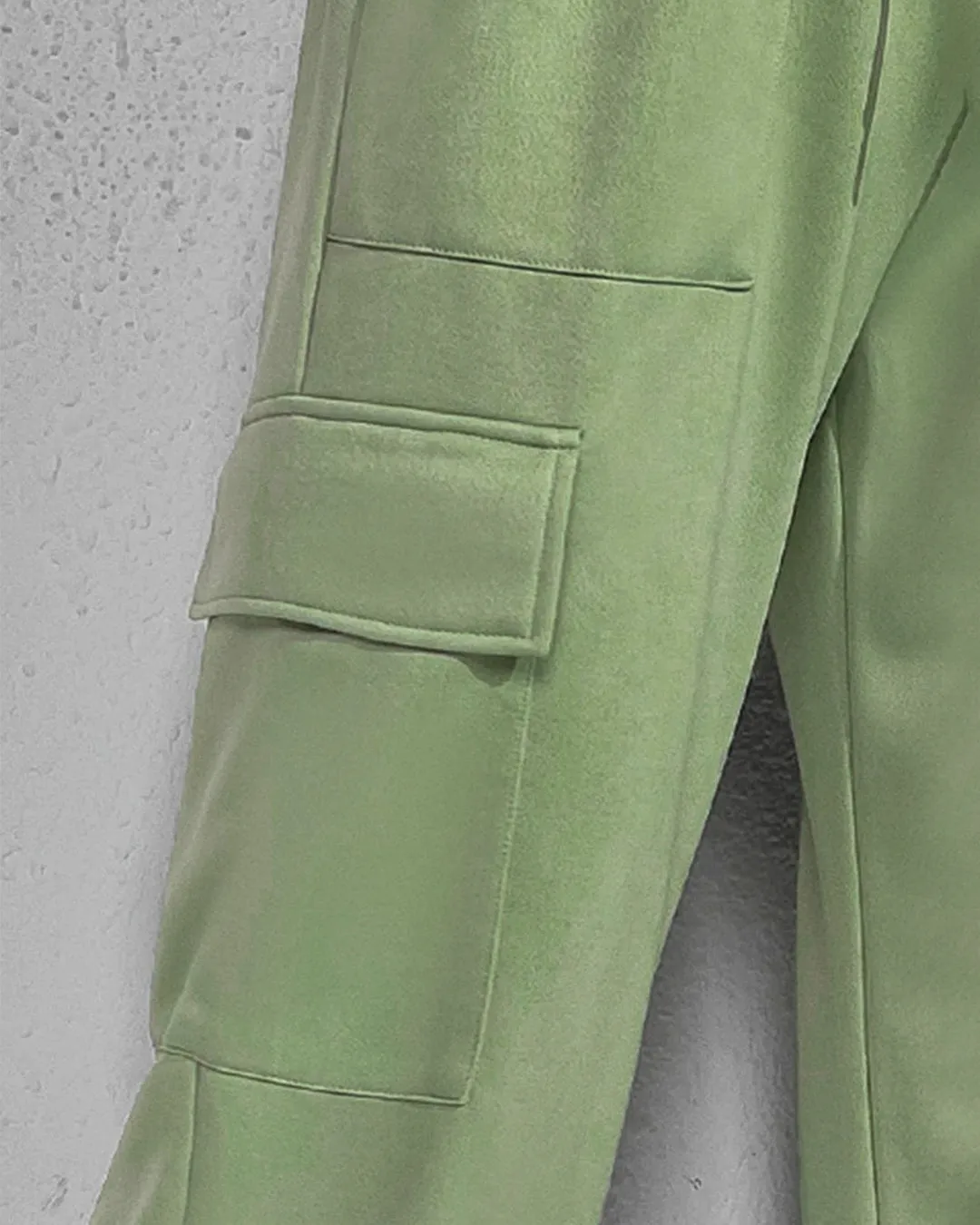 The Comfy Edit Stylish Loungewear Trousers In Sage Green