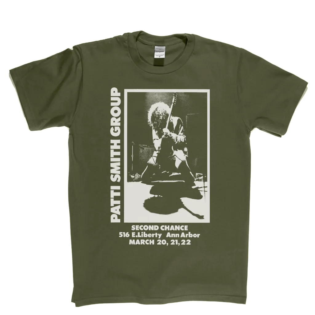 The Patti Smith Group Second Chance Poster T-Shirt