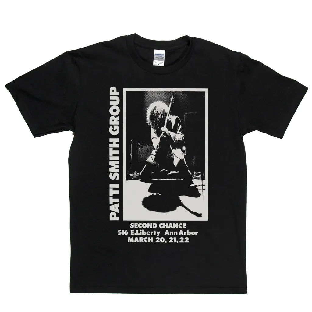 The Patti Smith Group Second Chance Poster T-Shirt