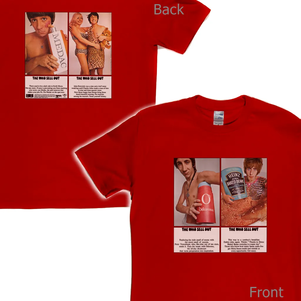 The Who Sell Out Front And Back T-Shirt