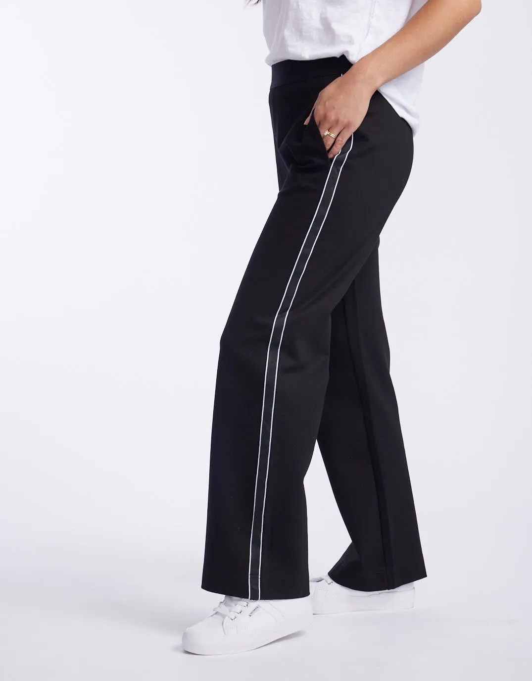 Timeless Straight Leg Ponte Pant - French Tape