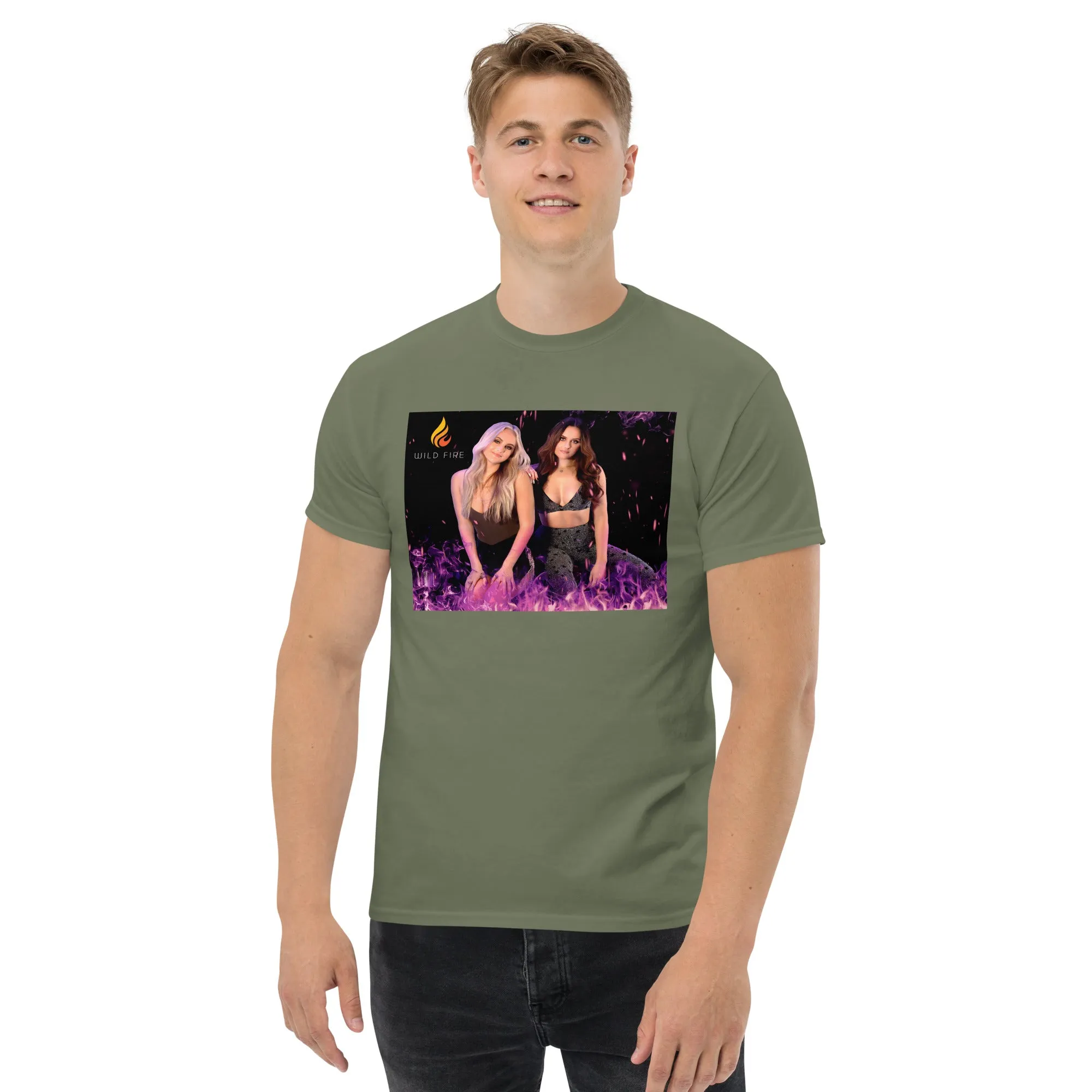 Wild Fire Purple Flames T-Shirt